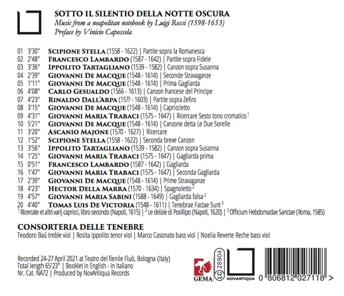 Sotto il Silentio della Notte Oscura