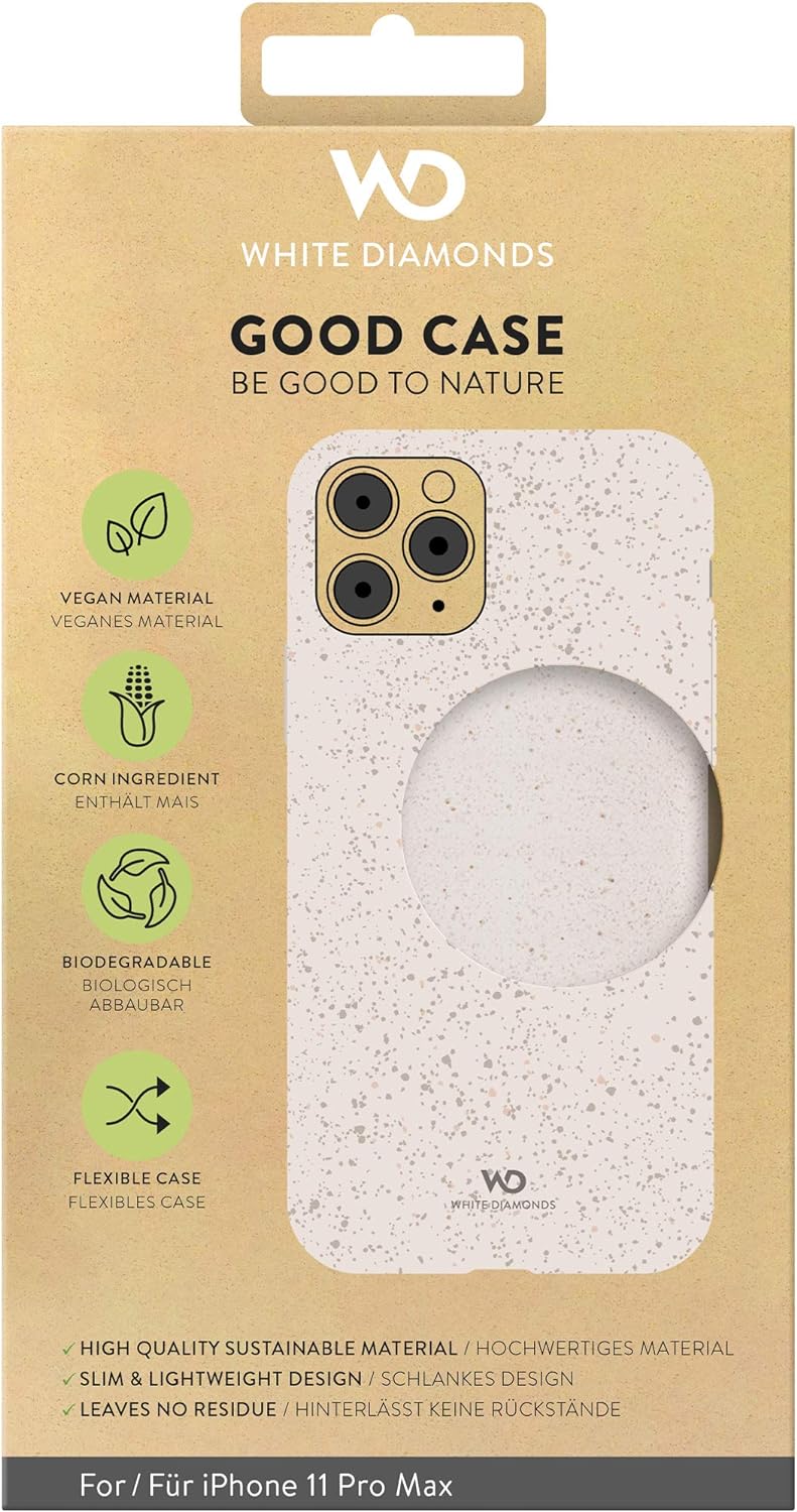 Hama White Diamonds Good Case for Apple iPhone 11 Pro Max, Lightweight Plastic Case