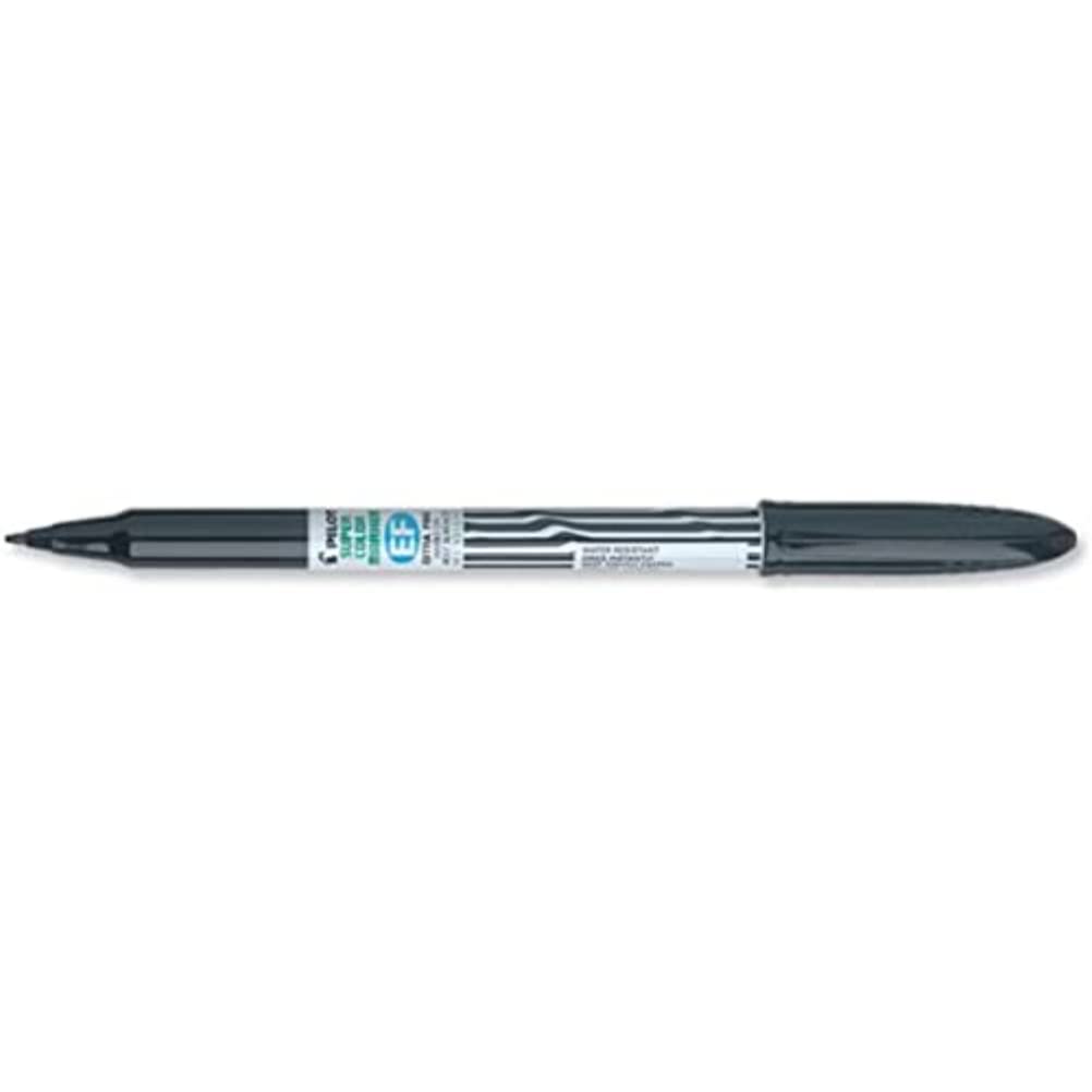 Pilot SCANUF Permanent Marker Extra Fine 0.8mm Line Black Ref SCAEF01