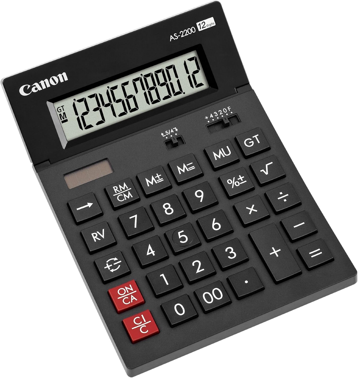 Canon AS-2200 - 12-digit semi-desktop calculator