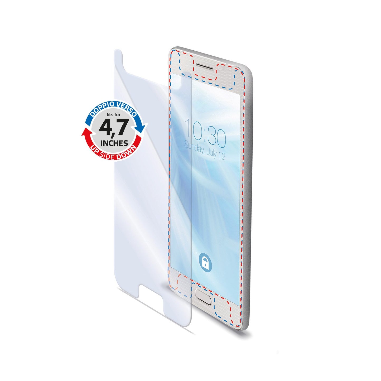 Celly Screen Protector for Smartphone Upto 4.7-Inch Screen