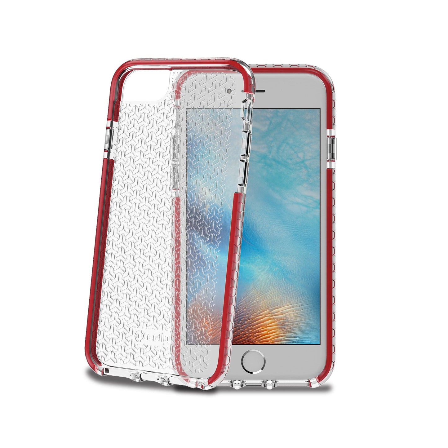 Celly HEXAGON800GN Case for iPhone 7 red
