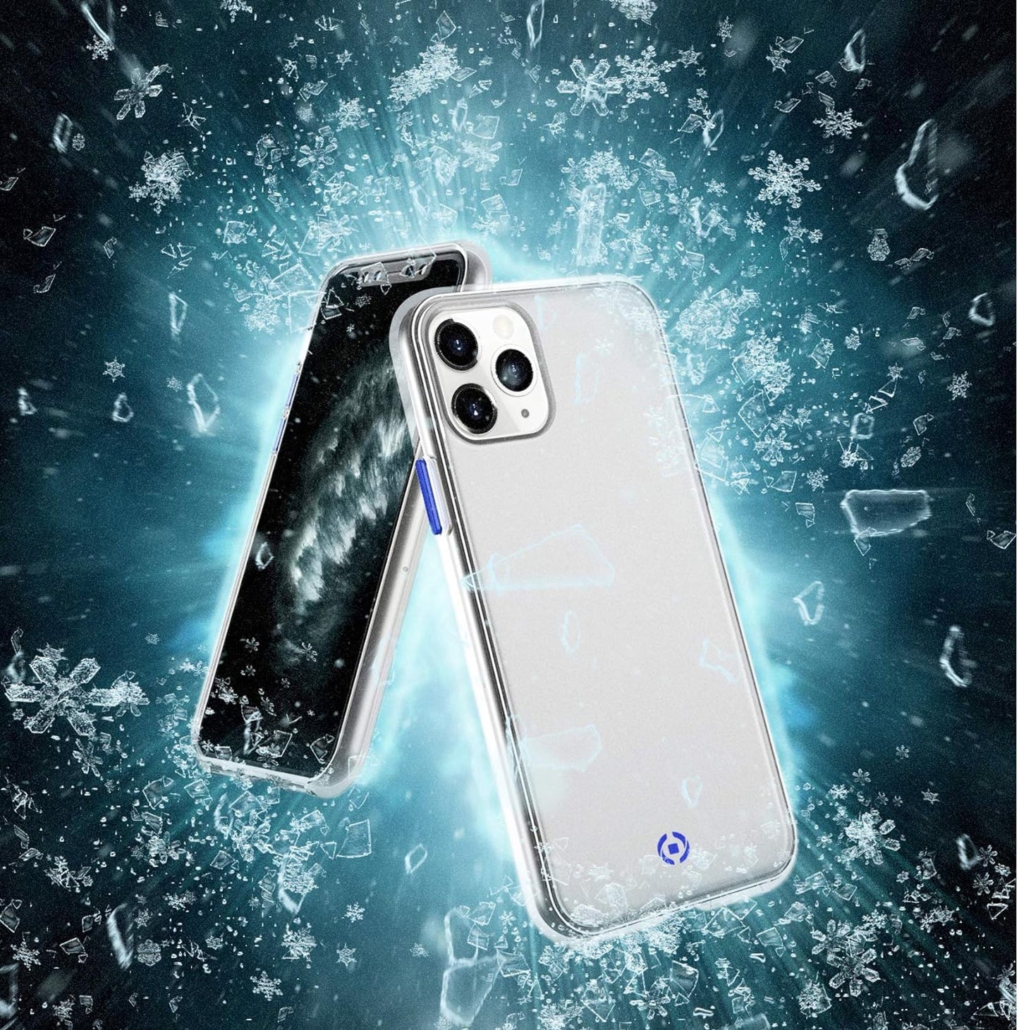 CELLY Glacier Cover for iPhone 11 Pro TPU + Polycarbonate White