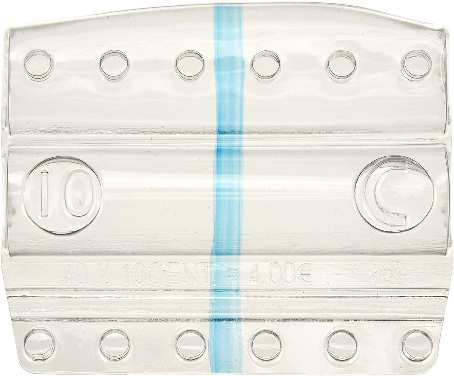 ITERNET Bag of 100 Ten-Cent Coin Blister Packs with Blue Stripes