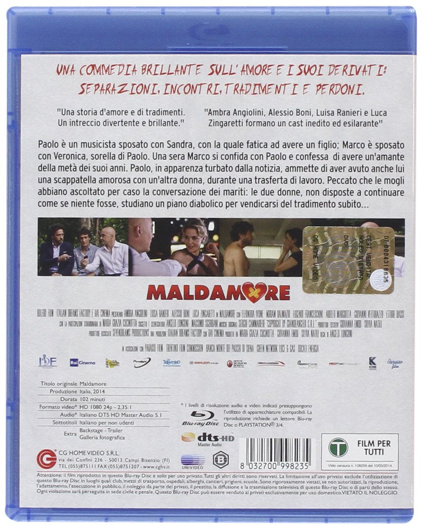 maldamore (blu ray) BluRay Italian Import