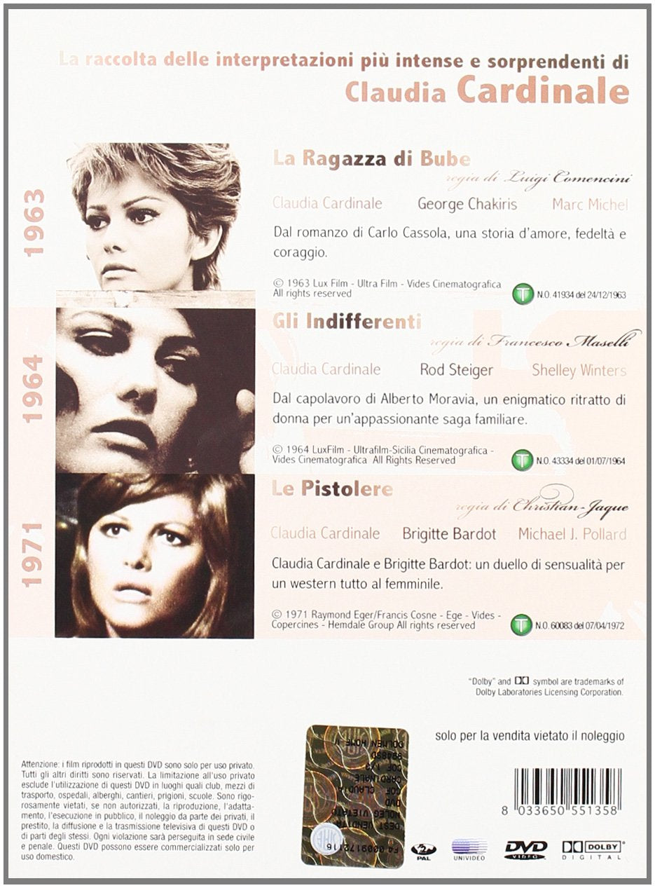 Claudia Cardinale - Omaggio A (3 Dvd) - IMPORT