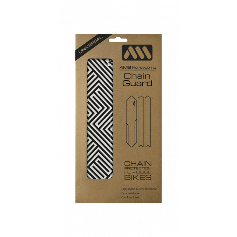 All Mountain Style Chain Guard Maze Black