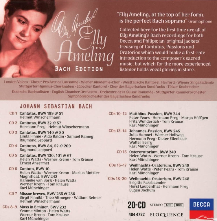 Elly Ameling: Bach Edition