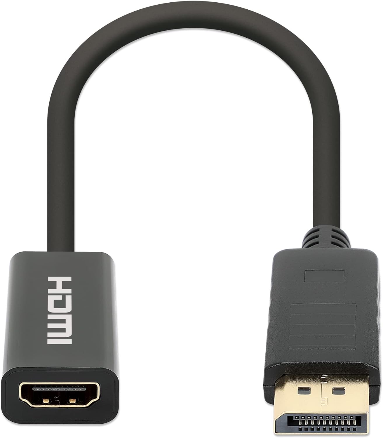 Manhattan Active DisplayPort to HDMI Adapter 4K @ 60Hz Black