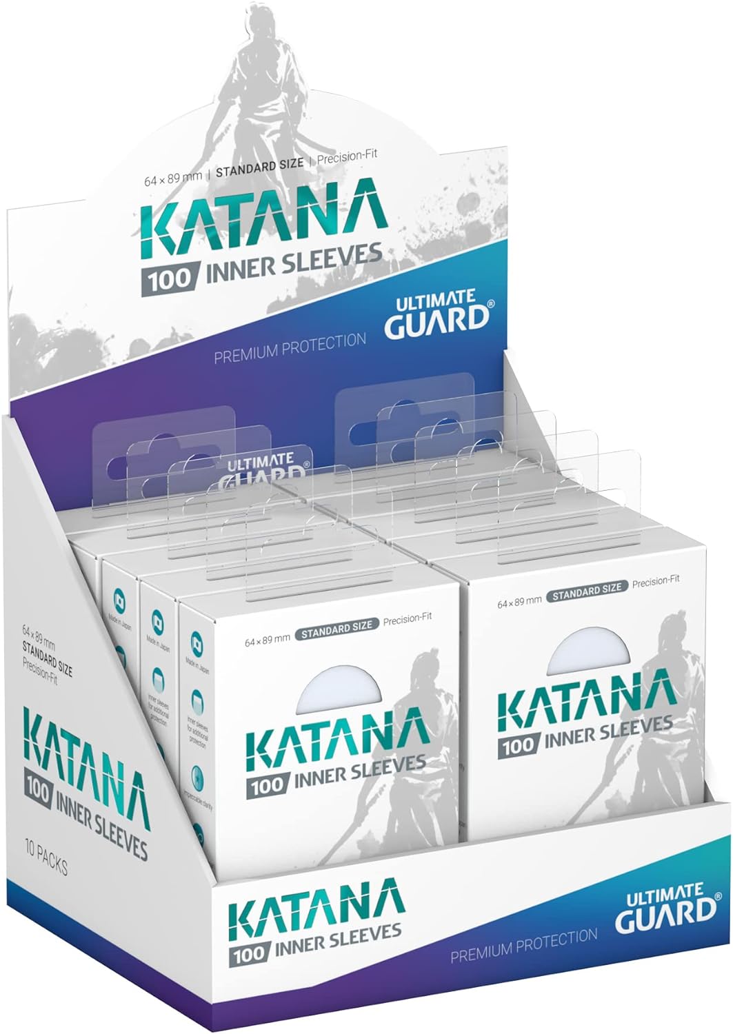 Ultimate Guard Katana Inner Sleeves Standard Size Transparent (100