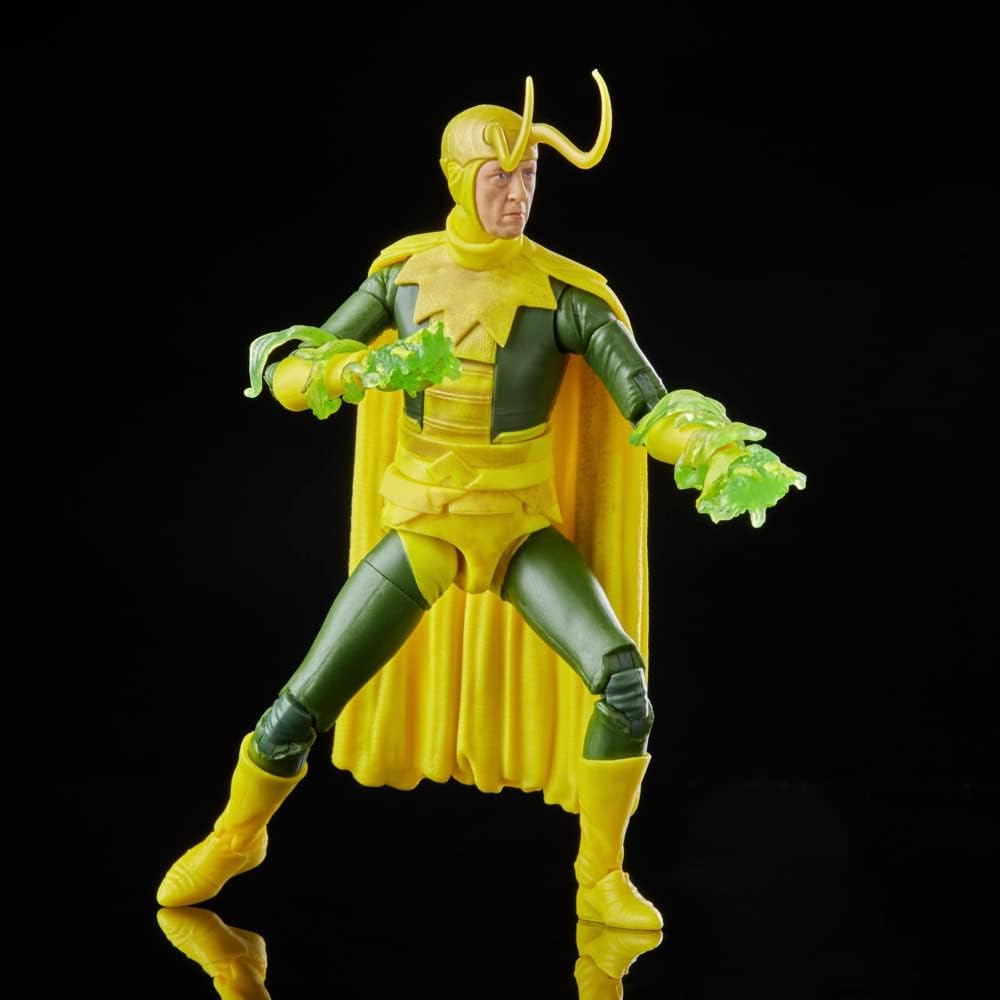 Marvel Legends Series MCU Disney Plus Classic Loki Action Figure, 5 Accessories and 1 Build-A-Figure Part