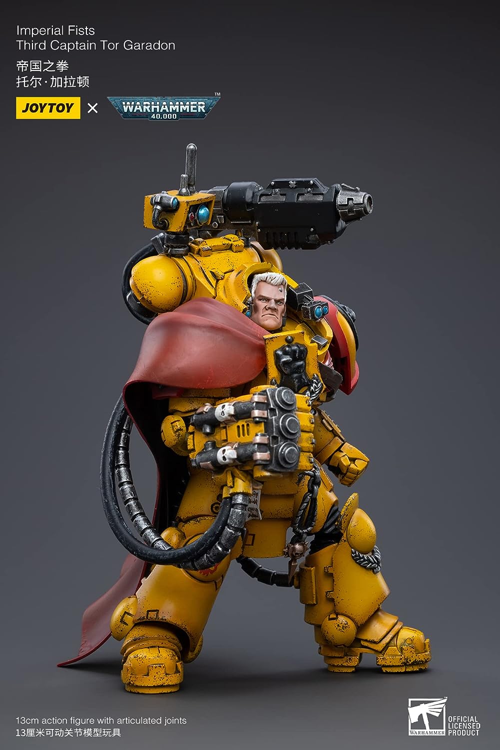 Bloomage Joytoy Tech - Joytoy Warhammer 40,000 - Imperial Fists 3rd Captain Tor Garadon 1/18 Figure (Net)