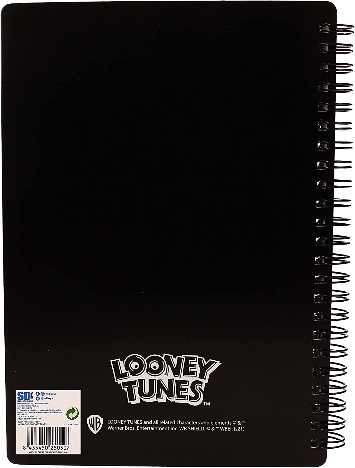 LOONEY TUNES 3D Effect Notebook