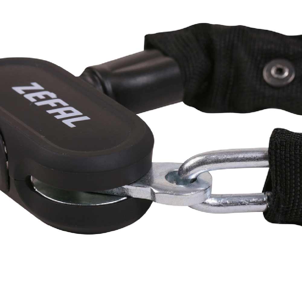 ZEFAL K-Traz - Chaîne Antivol Vélo à Clé - Cadenas Chaîne Vélo / Vélo Électrique / Moto / Trottinette - Mailles en Acier