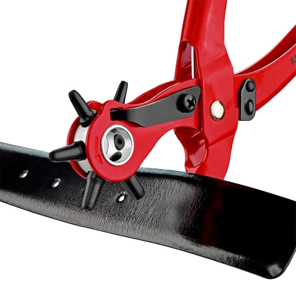 Knipex Revolving Punch Pliers red powder-coated 220 mm 90 70 220