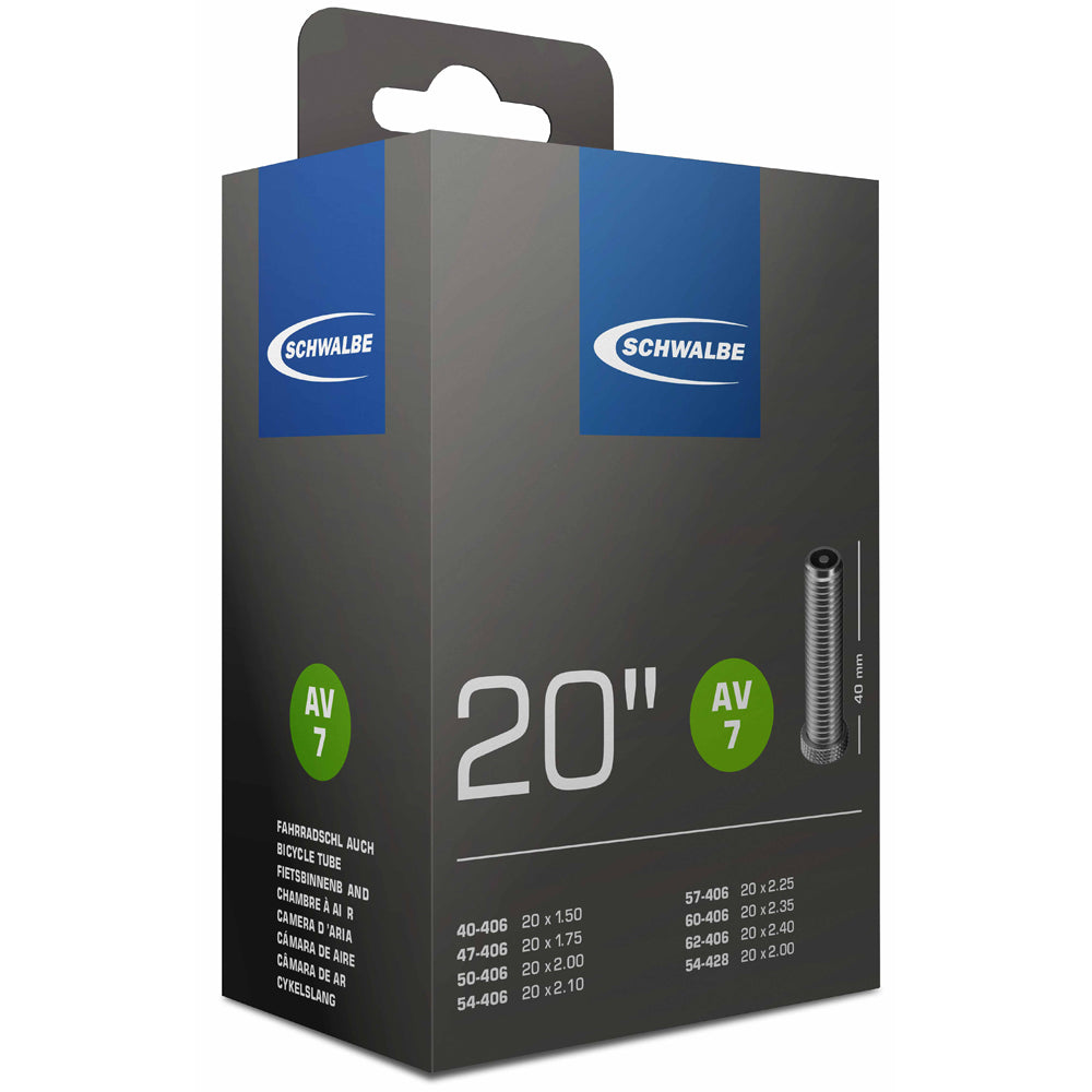 Schwalbe AV7D 20 cycle bike inner tube