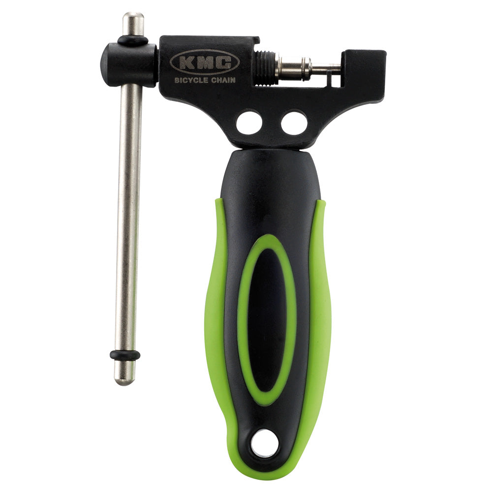 KMC Unisex's Reversible De-Riveter Chain Tool, Black/Green, Universal