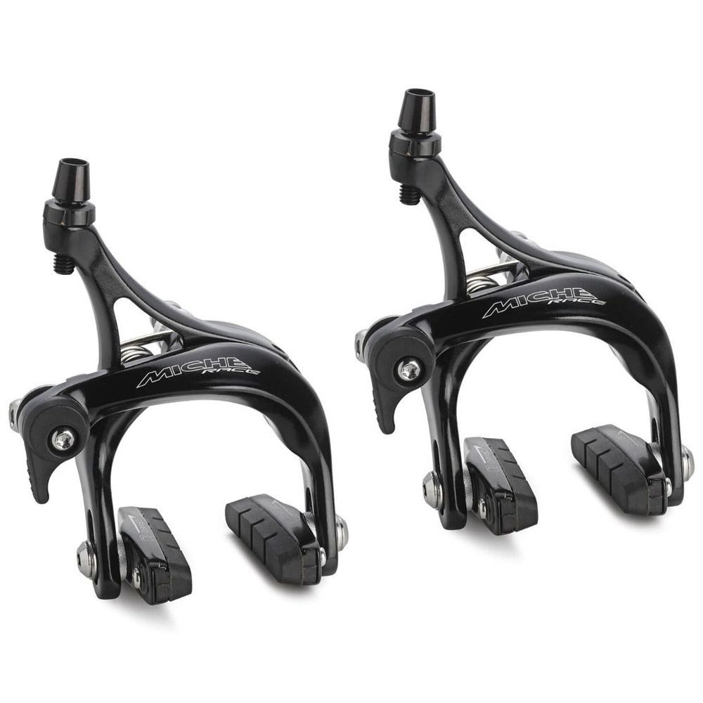 Miche Race Caliper Brake Set, Pair, Black