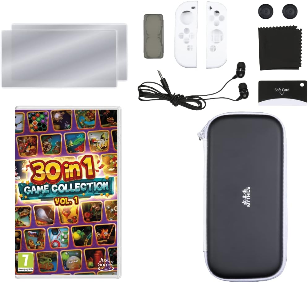 KONIX Bundle Kit Switch + Jeu 30in1 Game Collection Vol.1 - Mythics