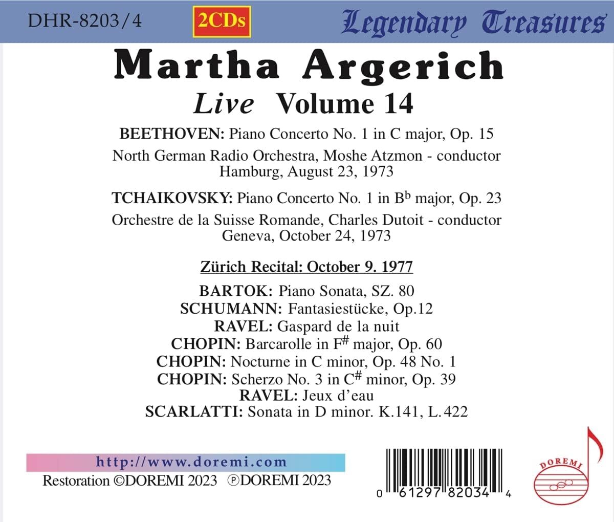Martha Argerich: Live - Volume 14