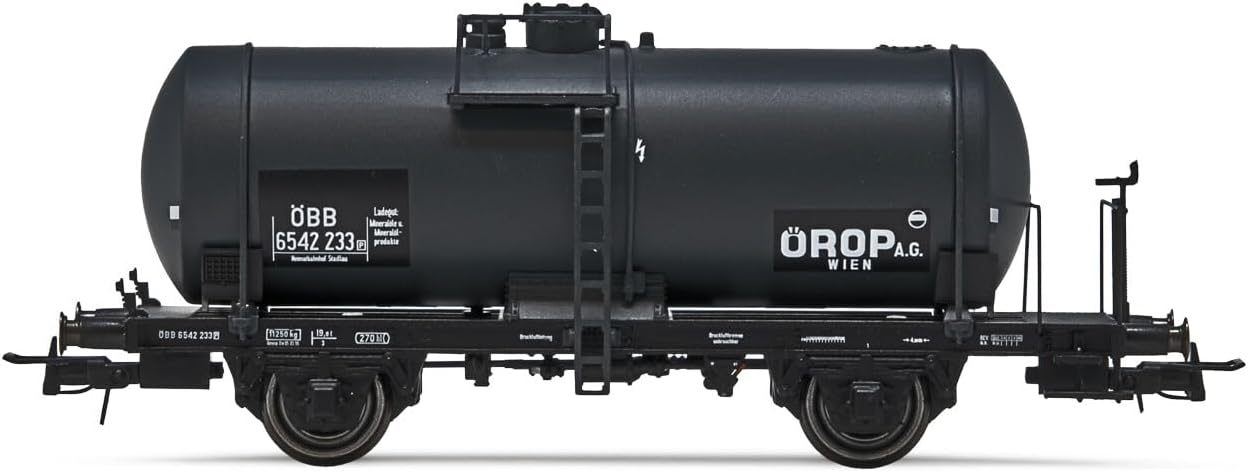 Rivarossi OBB (ex-FS) 2 Axle Tank Wagon OMV Dark Grey III HR6609, Various, 1:87 Scale HO Gauge