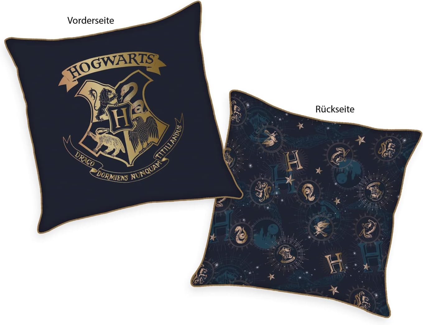 Harry Potter Soft Velboa Kissen Hogwarts 40 x 40 c