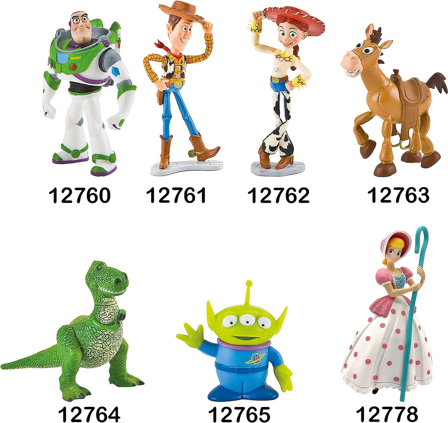 Bullyland 12778 - Disney Pixar Toy Story Porcelain Toy Figure, Approx. 10.5 cm, Detailed, Ideal as a Cake Figure and Small Gift for Children from 3 Years