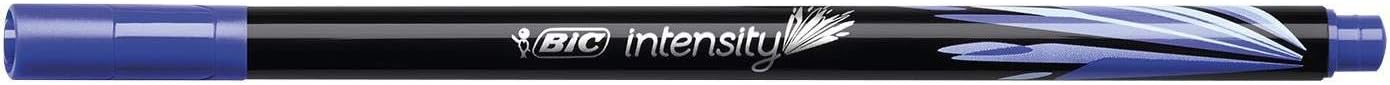Bic Intensity Fineliner Pen with Rounded Metal Nib 0.4 mm Blue