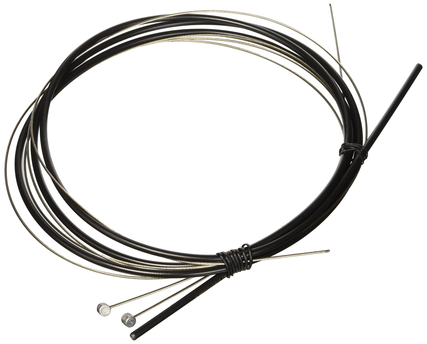 Shimano MTB brake cable set with stainless steel inner wire, black