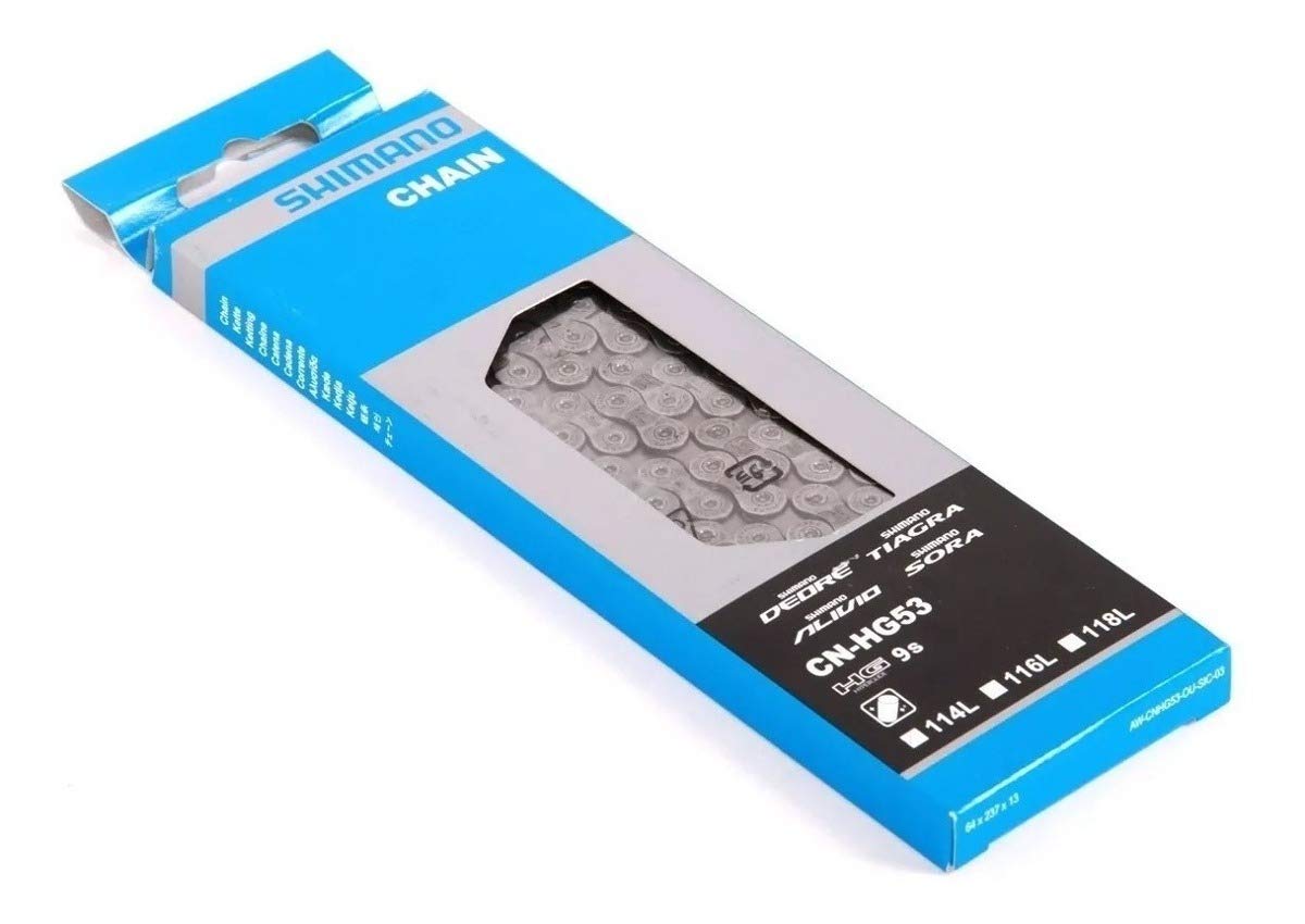 SHIMANO CN-HG53 9-fach Chain // 114 Glieder Silver