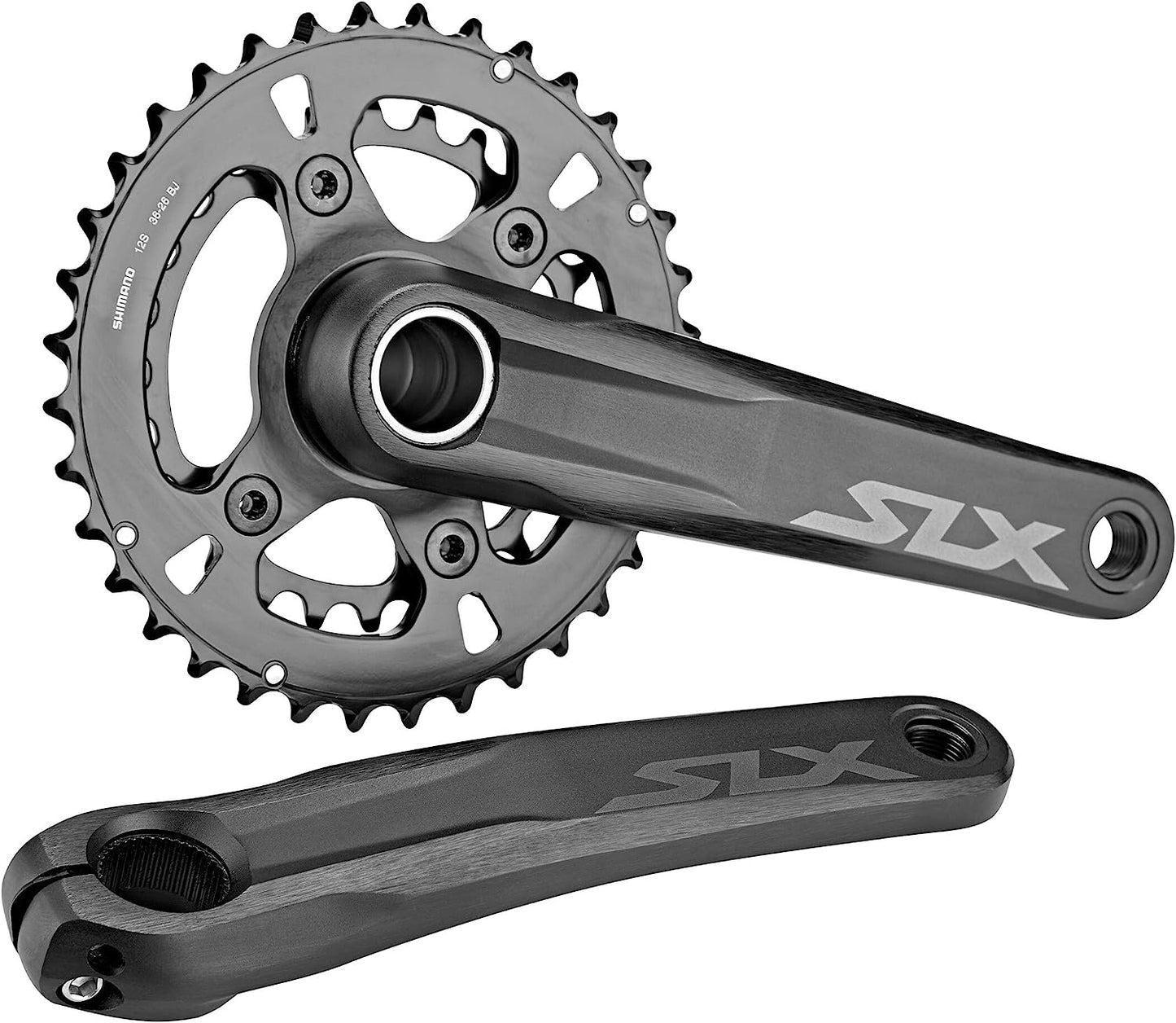SHIMANO,36/26 teeth,Black,IFCM71202BAX66 SLX FC-M7100 SLX chainset, double 36/26, 12-speed, 48.8 mm chainline, 175 mm