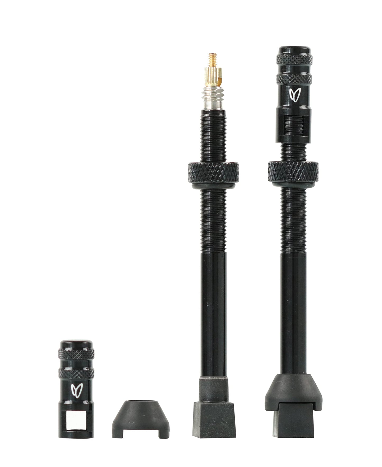 Effetto Mariposa - Tubelessventil 70mm 2er-Set SV/Presta schwarz
