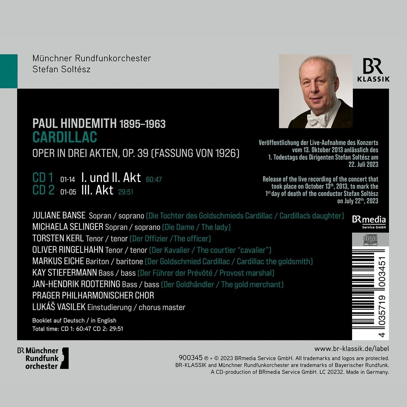 Hindemith: Cardillac