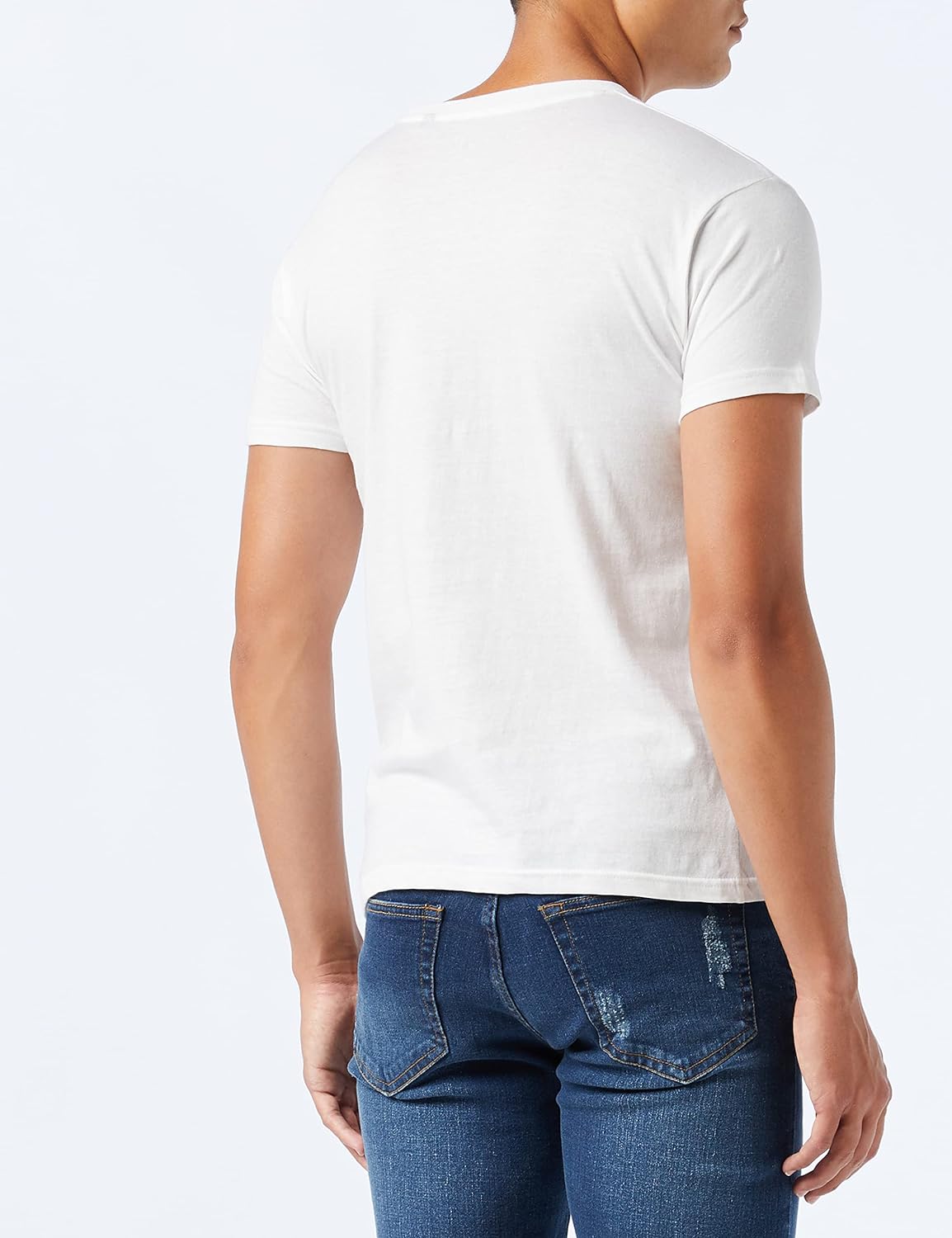 cotton division Men's Menarutts005 T-Shirt (Pack of 1) L White