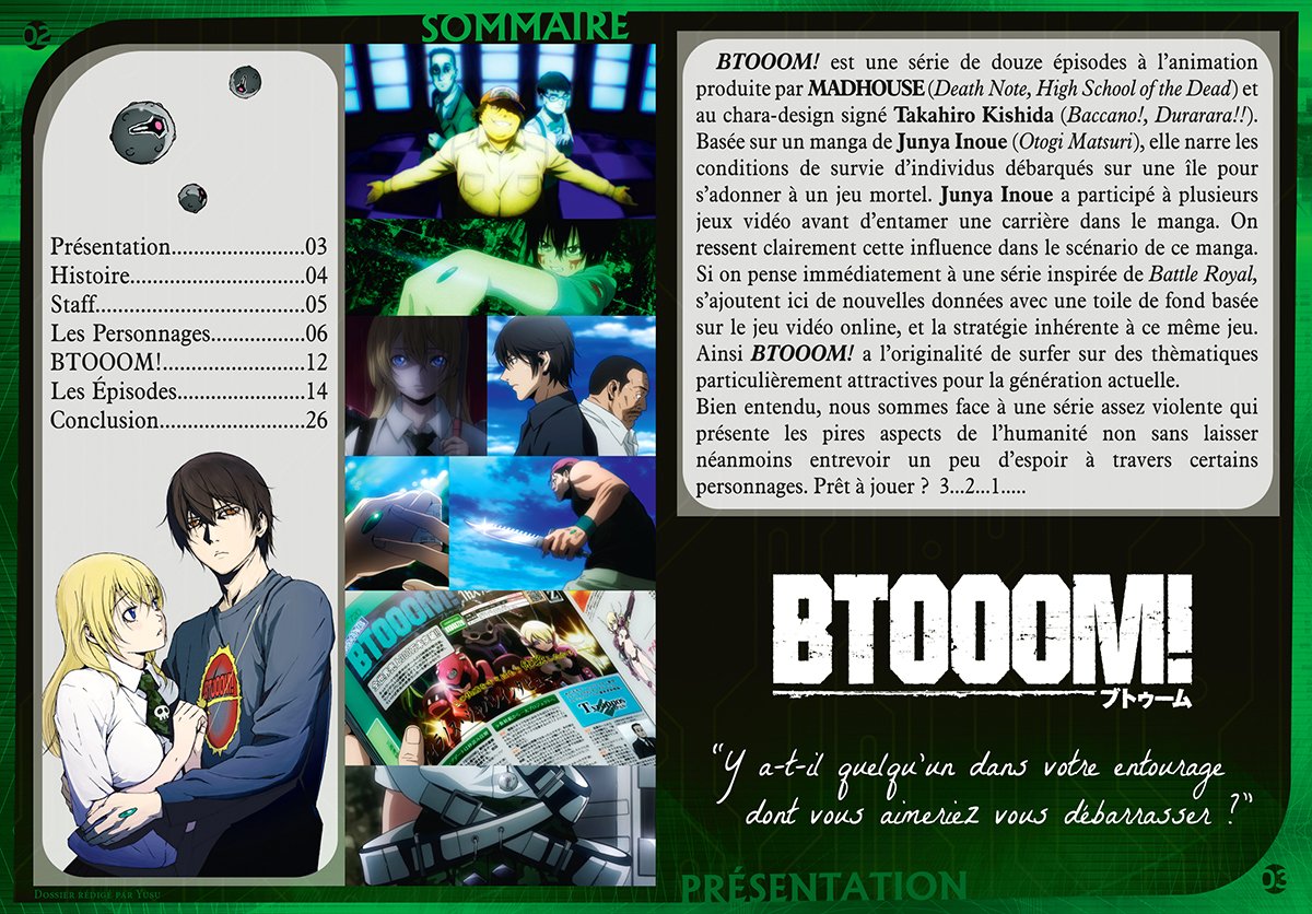 Btooom! - Intégrale - Edition Saphir + Livret