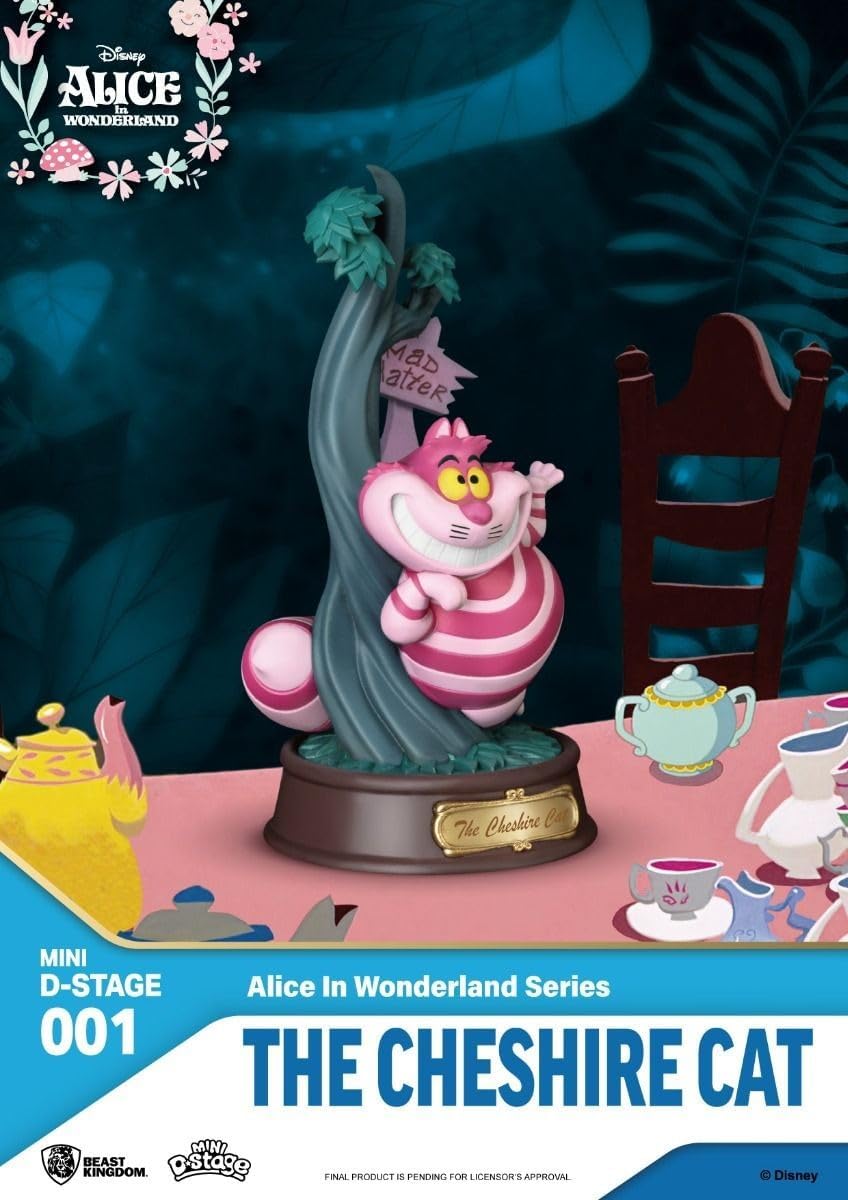 Beast Kingdom Mini Diorama Stage-001-Alice in Wonderland Series-The Cheshire Cat