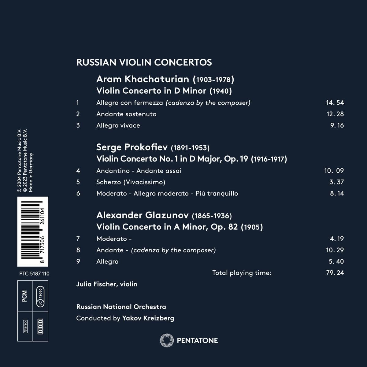 Julia Fischer: Russian Violin Concertos