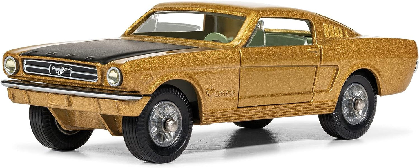 Corgi - Toys RT32001 Ford Mustang Fastback Coupe, Gold & Black