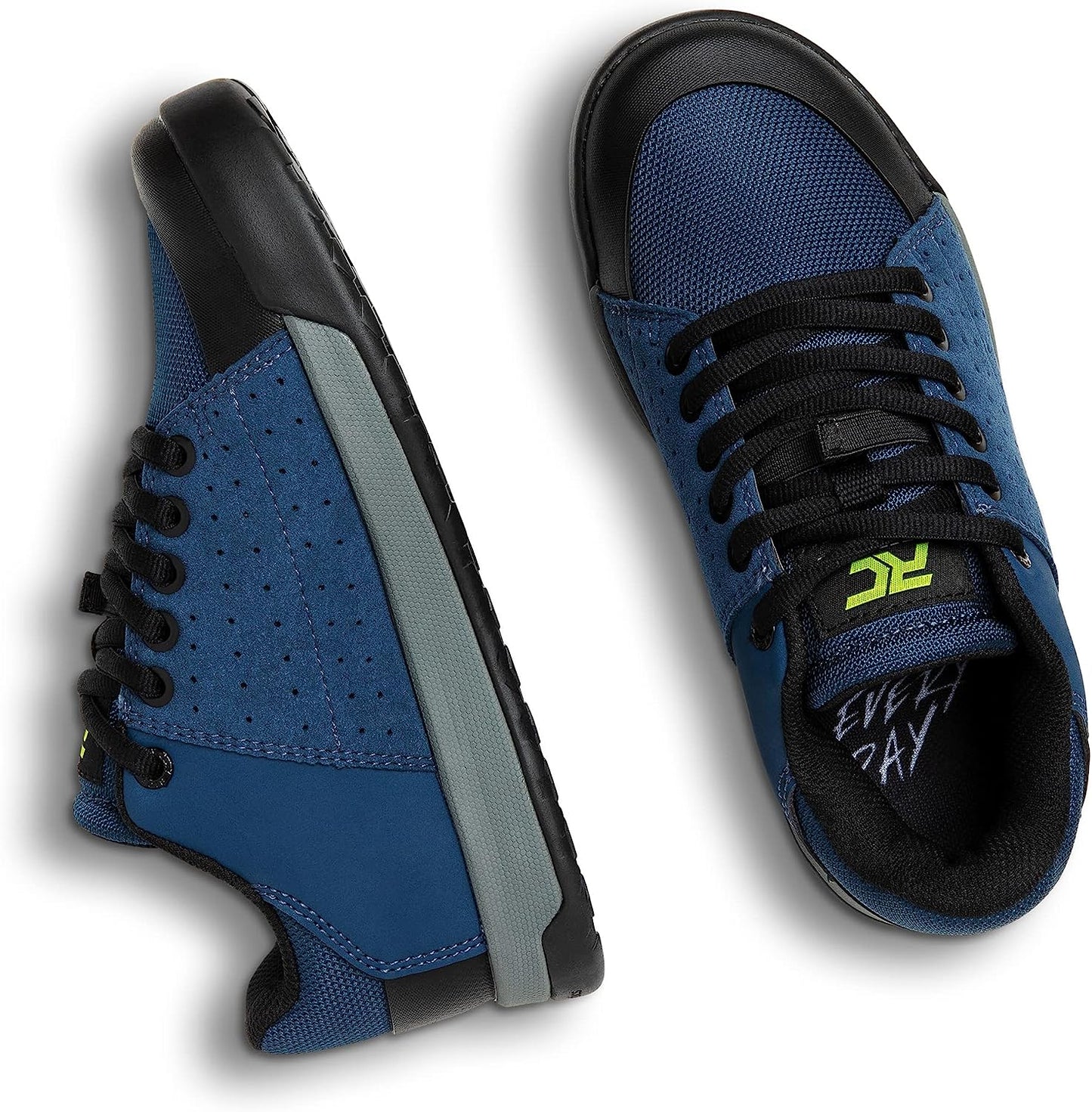 Ride Concepts Livewire Youth Shoes Blue Smoke / Lime UK 2.5