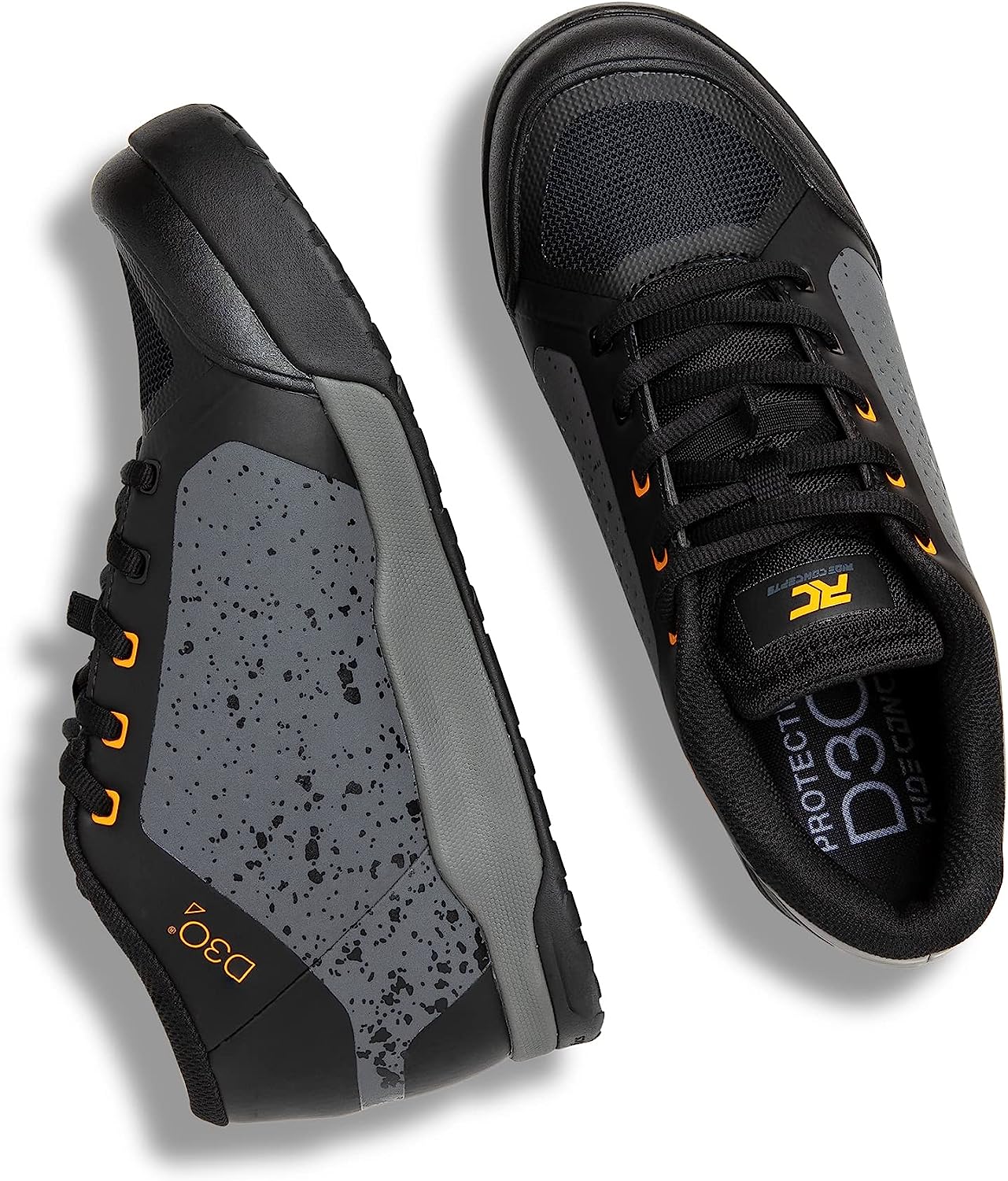 Ride Concepts Powerline Shoes Black / Mandarin UK 11.5