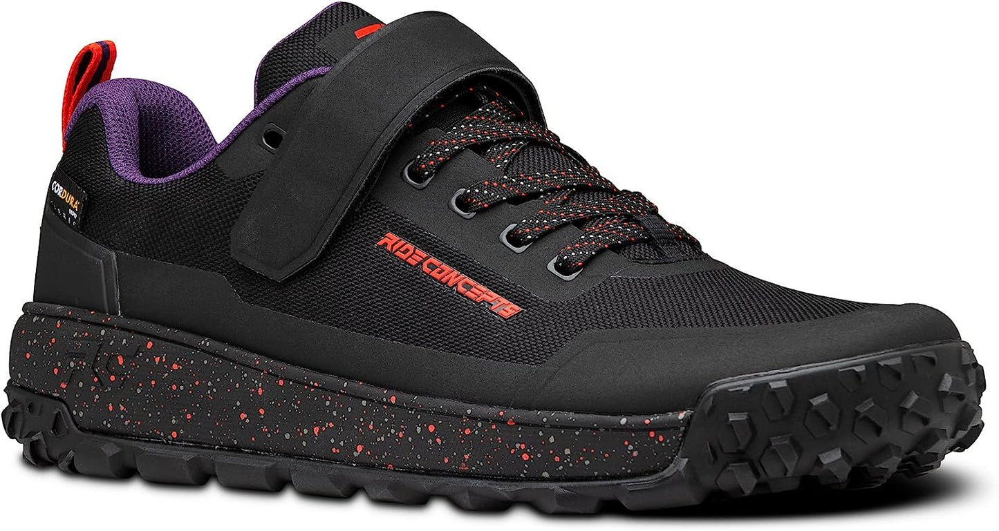 Ride Concepts Tallac Clip Shoes Black / Red UK 6.5