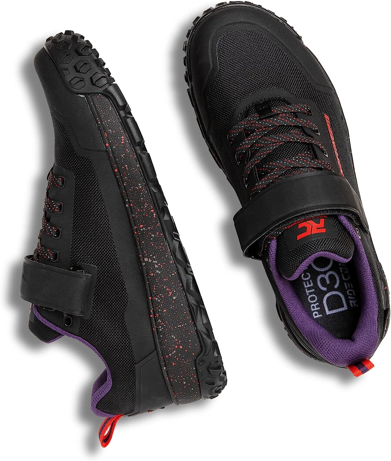 Ride Concepts Tallac Clip Shoes Black / Red UK 11.5