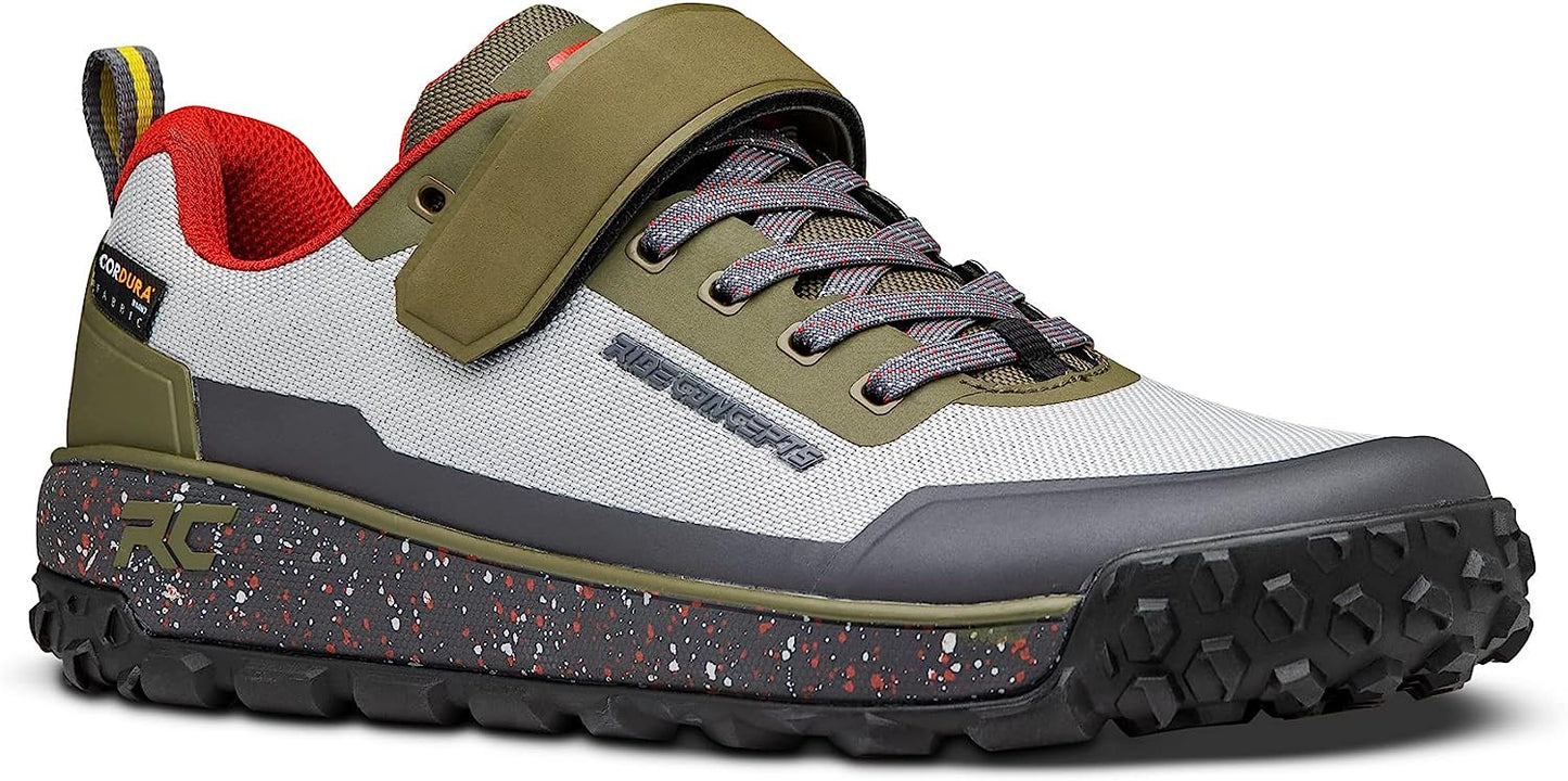 Ride Concepts Tallac Clip Shoes Grey / Olive UK 11