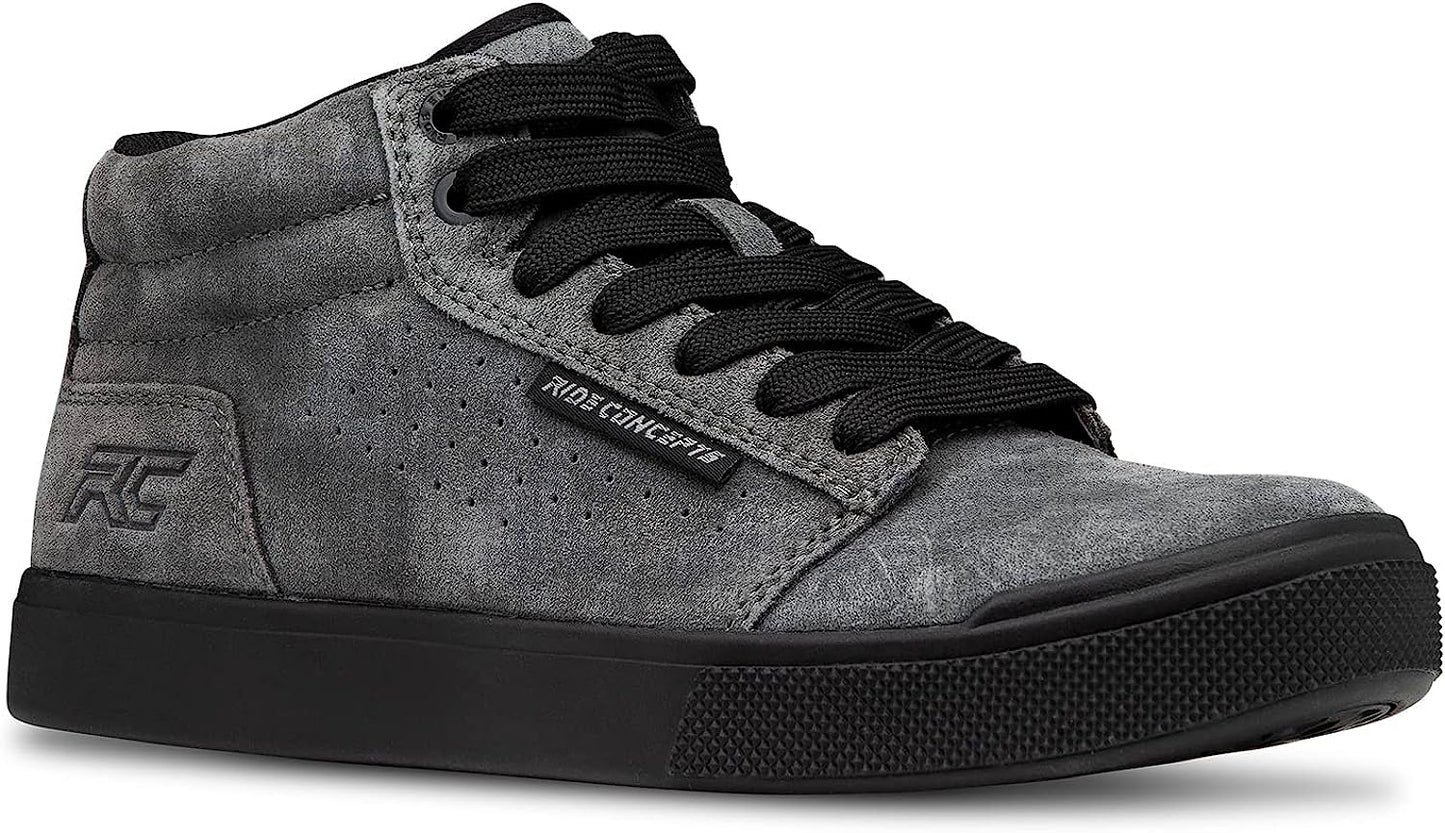 Ride Concepts Vice Mid Youth Shoes Charcoal / Black UK 3.5