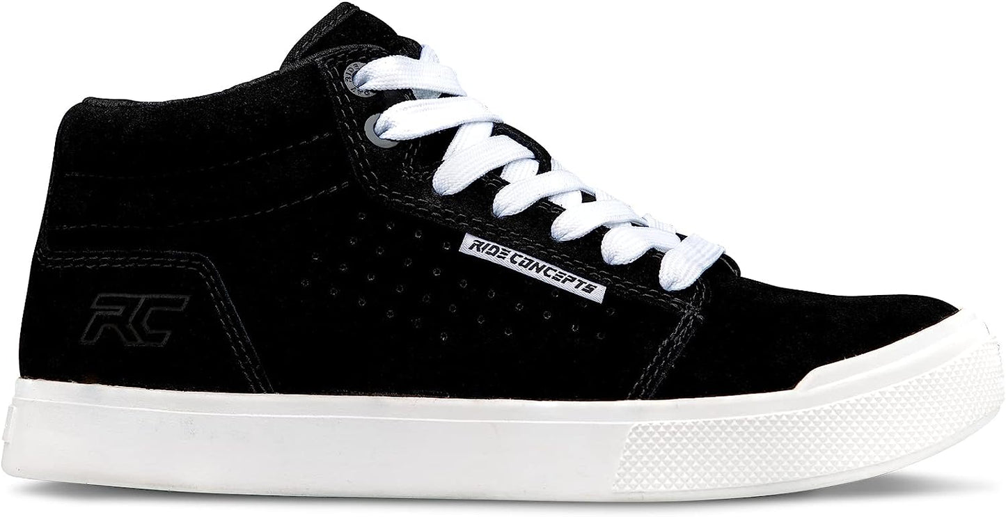 Ride Concepts Vice Mid Youth Shoes Black / White UK 3.5