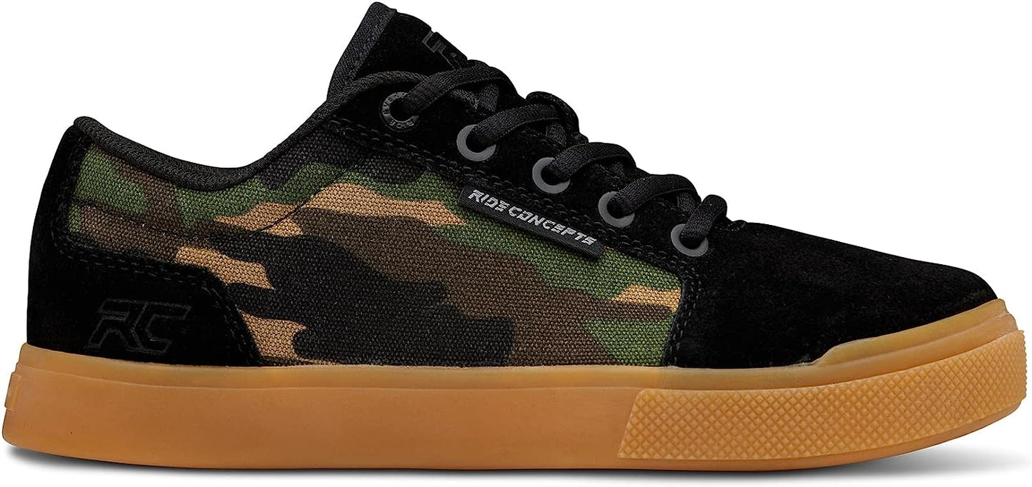 Ride Concepts Vice Youth Shoes Camo / Black UK 4.5