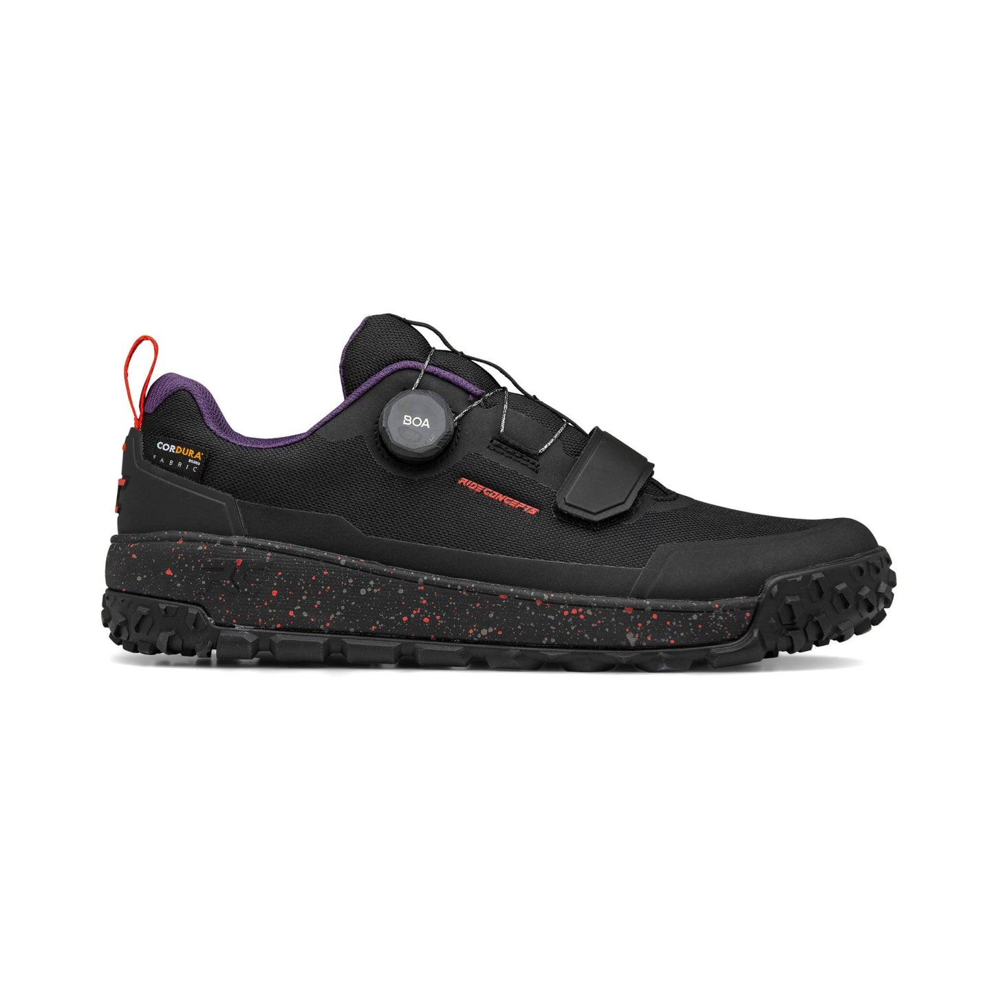 Ride Concepts Tallac Clip BOA® Shoes Black / Red UK 10