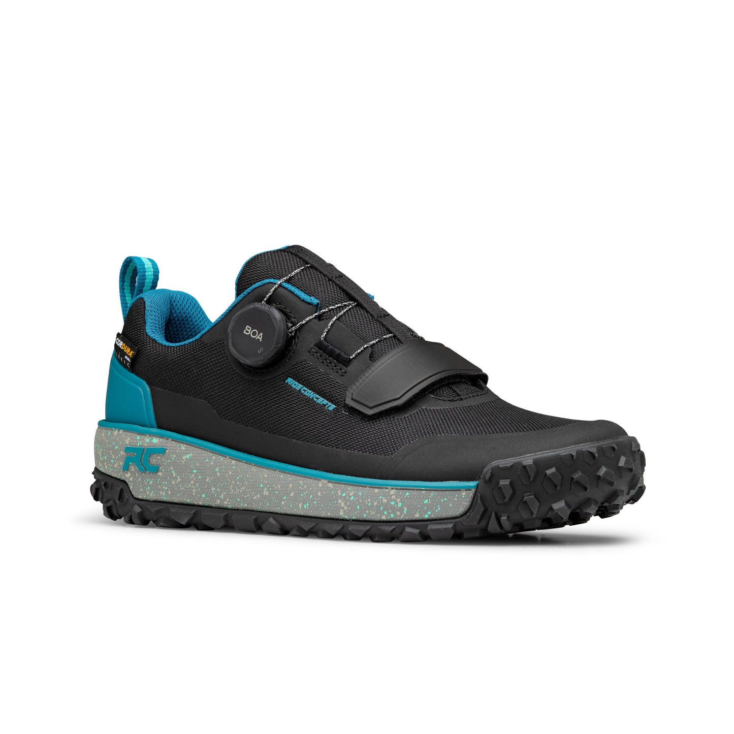 Ride Concepts Flume BOA® Women's Shoes Black / Tahoe Blue UK 5