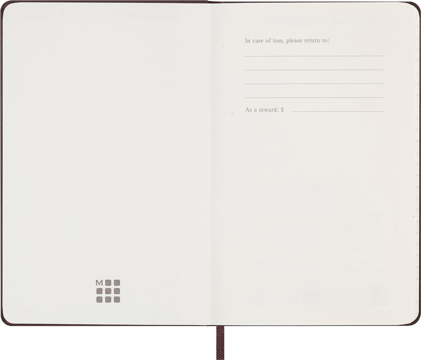 Moleskine Weekly Agenda with Space for Notes 12 Months 2024, Agenda 2024, Size Pocket 9x14, Hard Cover and Elastic Closure, Colour Burgundy Red Weekly Notebook Hard Cover - Pocket Burgundy Red