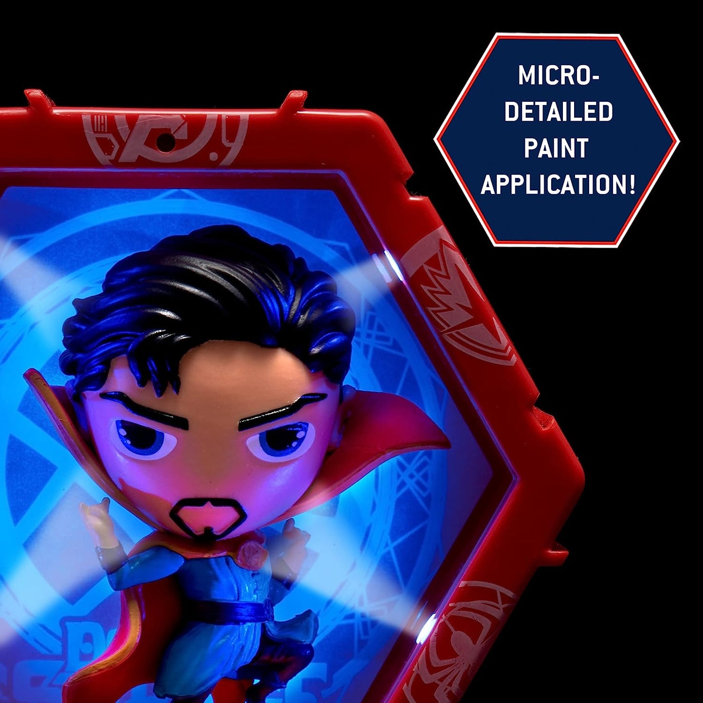 WOW! PODS Marvel Avengers Collection - Dr Strange | Superhero Light-Up Bobble-Head Figure | Official Marvel Collectable Toys & Gifts | Number 202 in Series, Blue Dr Strange Single